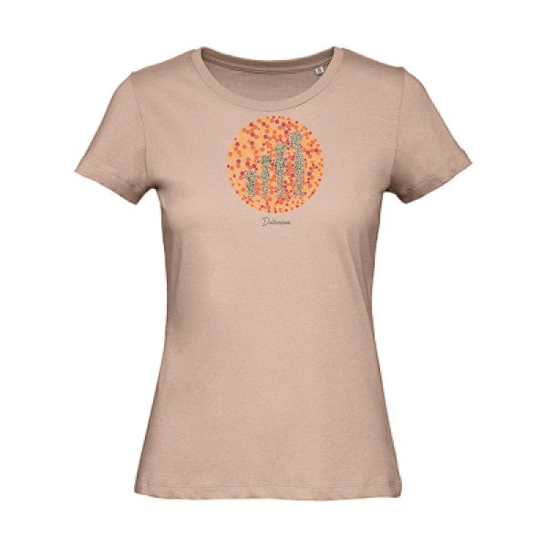 Daltonisme- - t-shirt original femme Millennial Pink