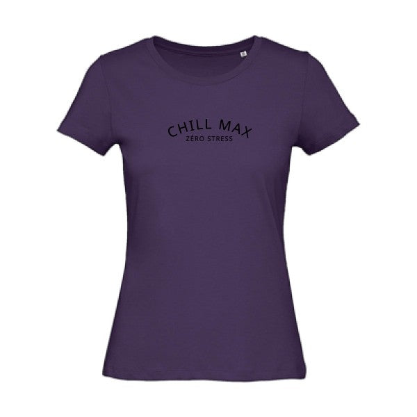 chill max-t-shirt Urban Purple flex Noir