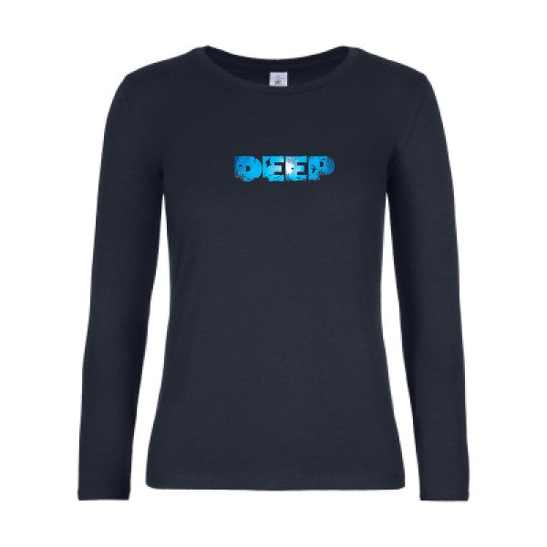 t-shirt lsl femme deep-  Navy flex 