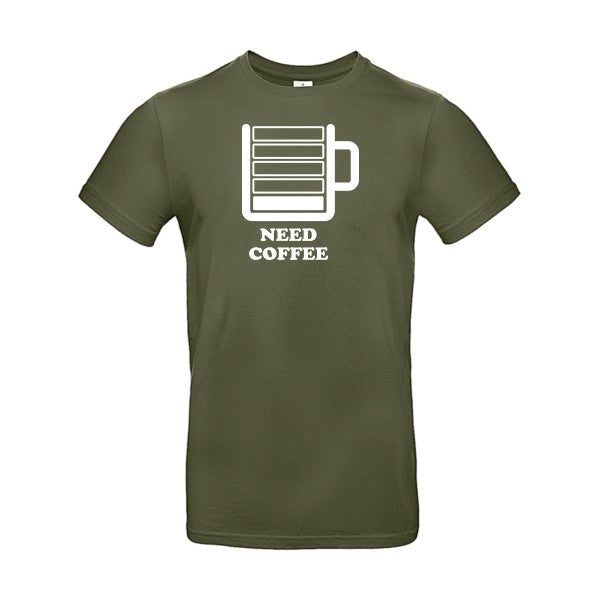 Need Coffee B&C - E190 T-shirt