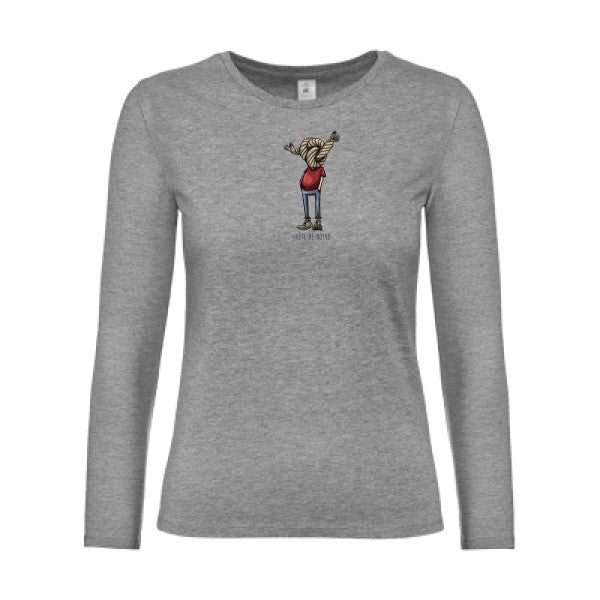 t-shirt lsl femme Tete-de-noeud…-B&C-E190-LSL-women--T-shirt-femme-manches-longues Sport Grey flex 