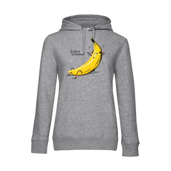 Je garde la banane ! RueDuTeeshirt Sweat capuche