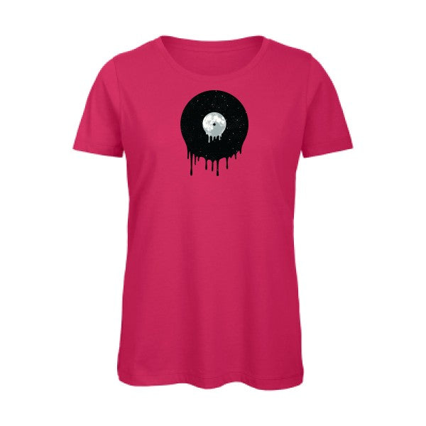In-the-sky- - t-shirt original femme Fuchsia