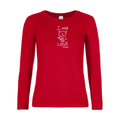 t-shirt lsl femme LOVER Red flex Rose