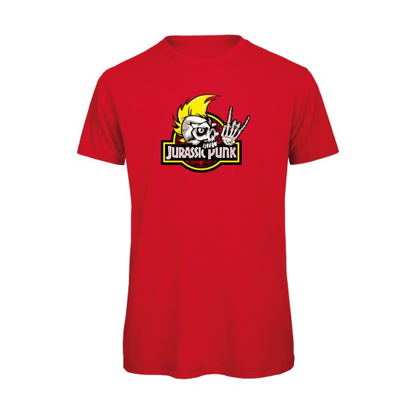 T-shirt humour original Jurassik Punk T Shirt couleur Red