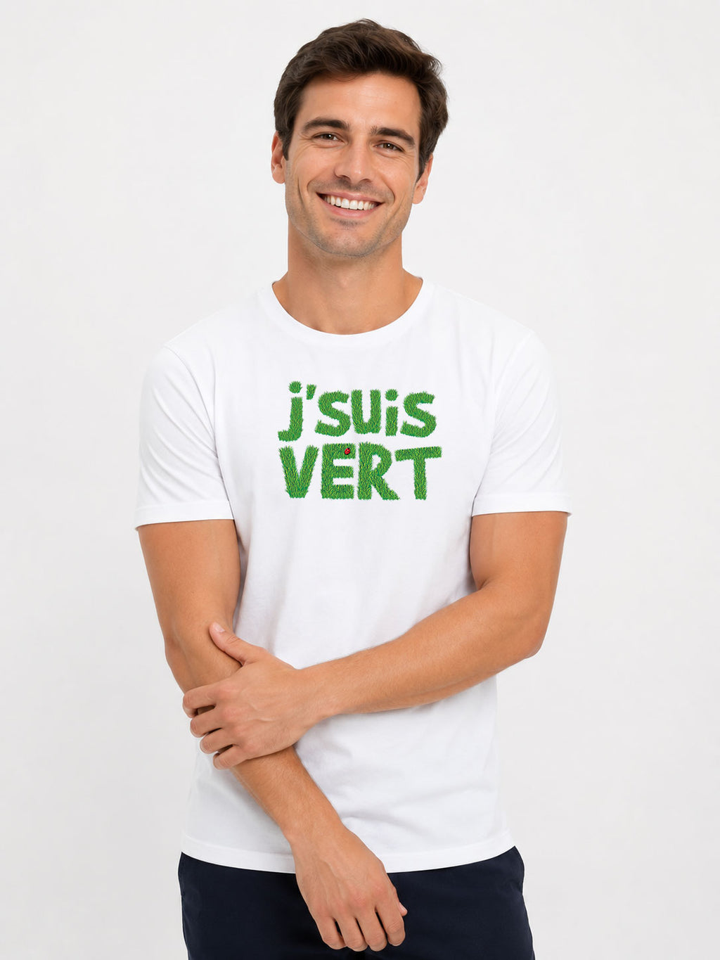 T-shirt original homme - J'suis vert