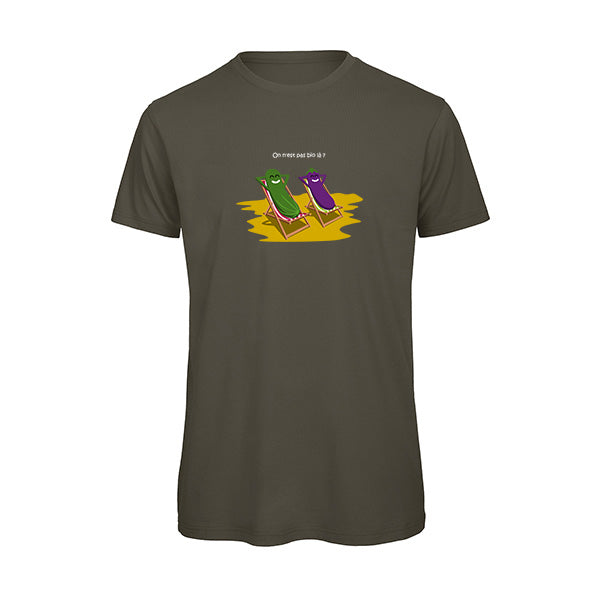 T-shirt original homme - On n'est pas bio là ? -