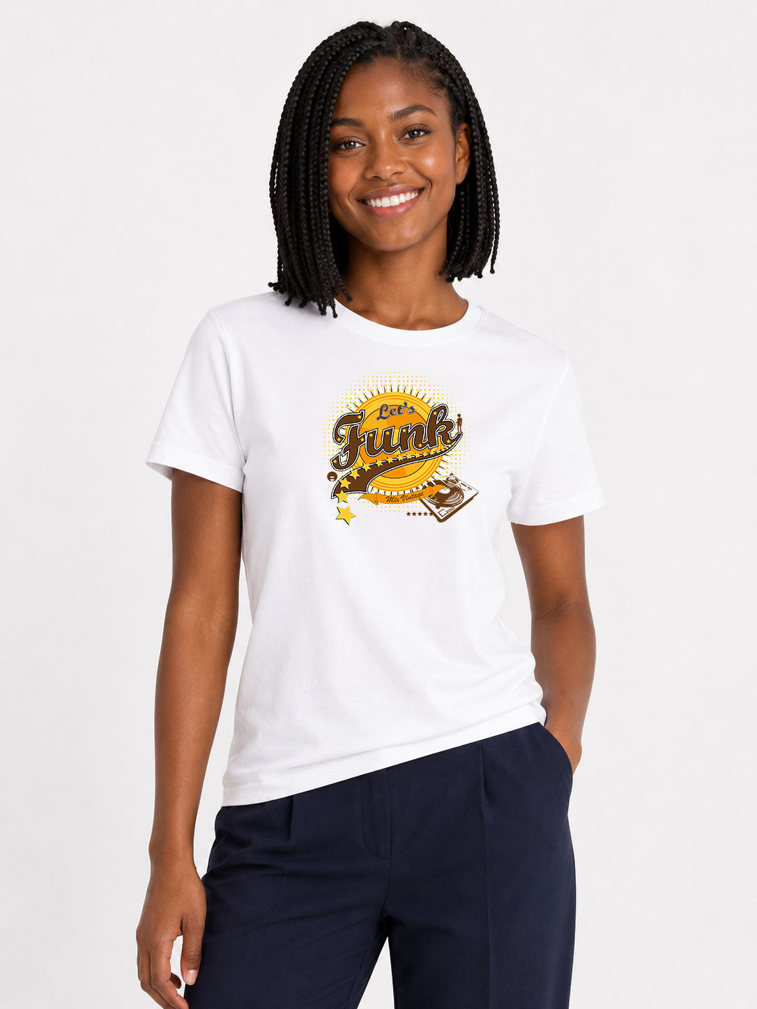 T-shirt original -Let's funk !