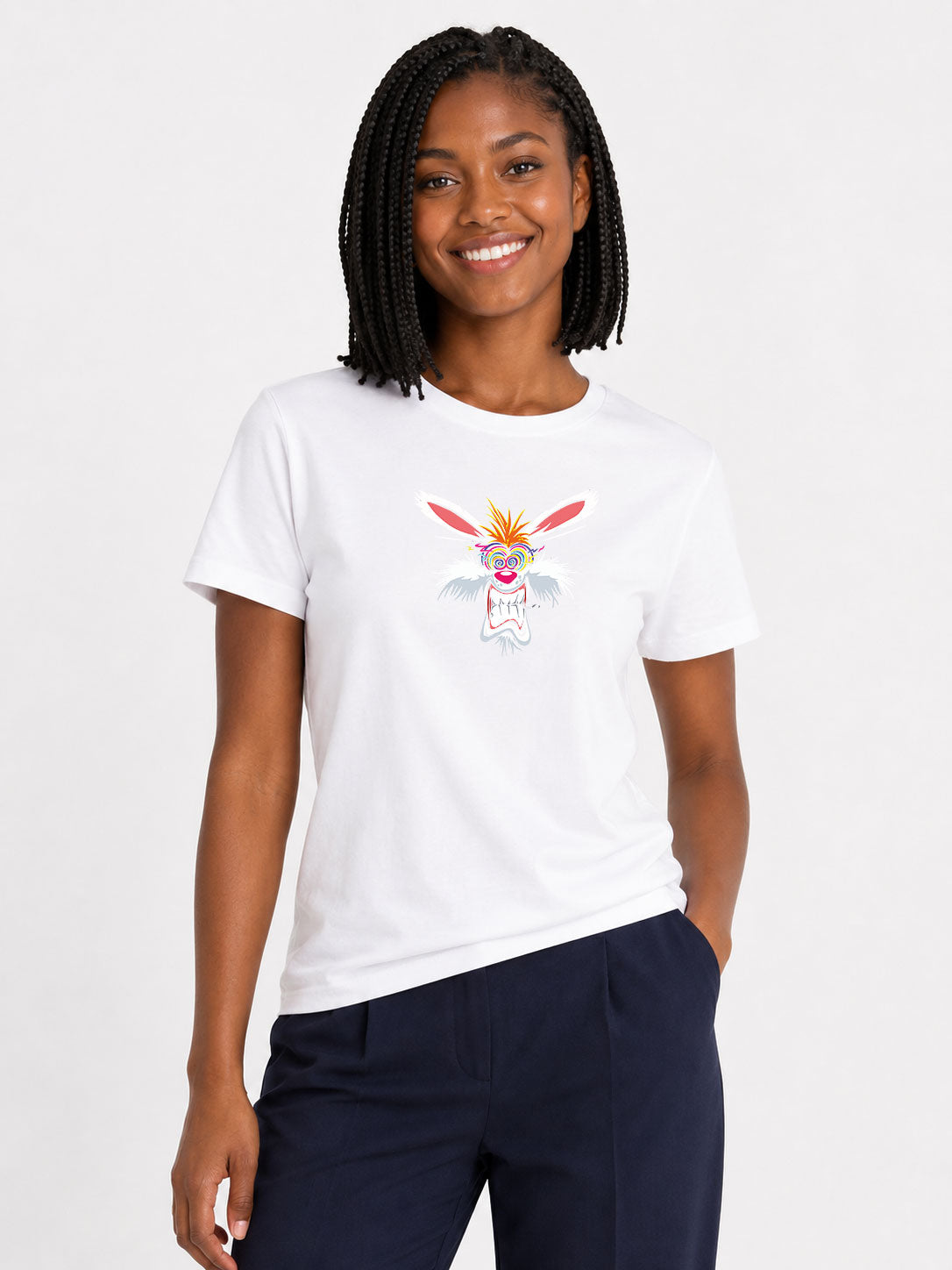 Originelles Damen-T-Shirt -Rabbit
