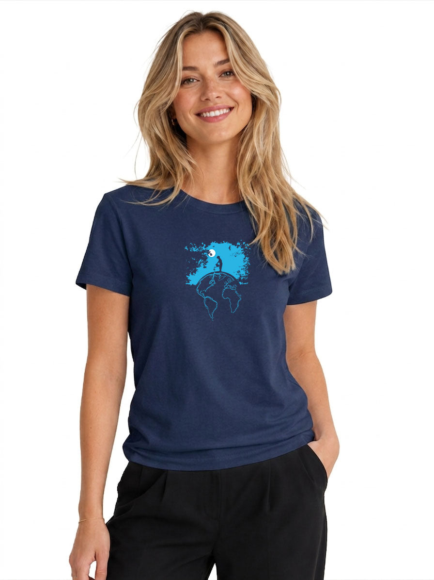 T-shirt original femme -Terre